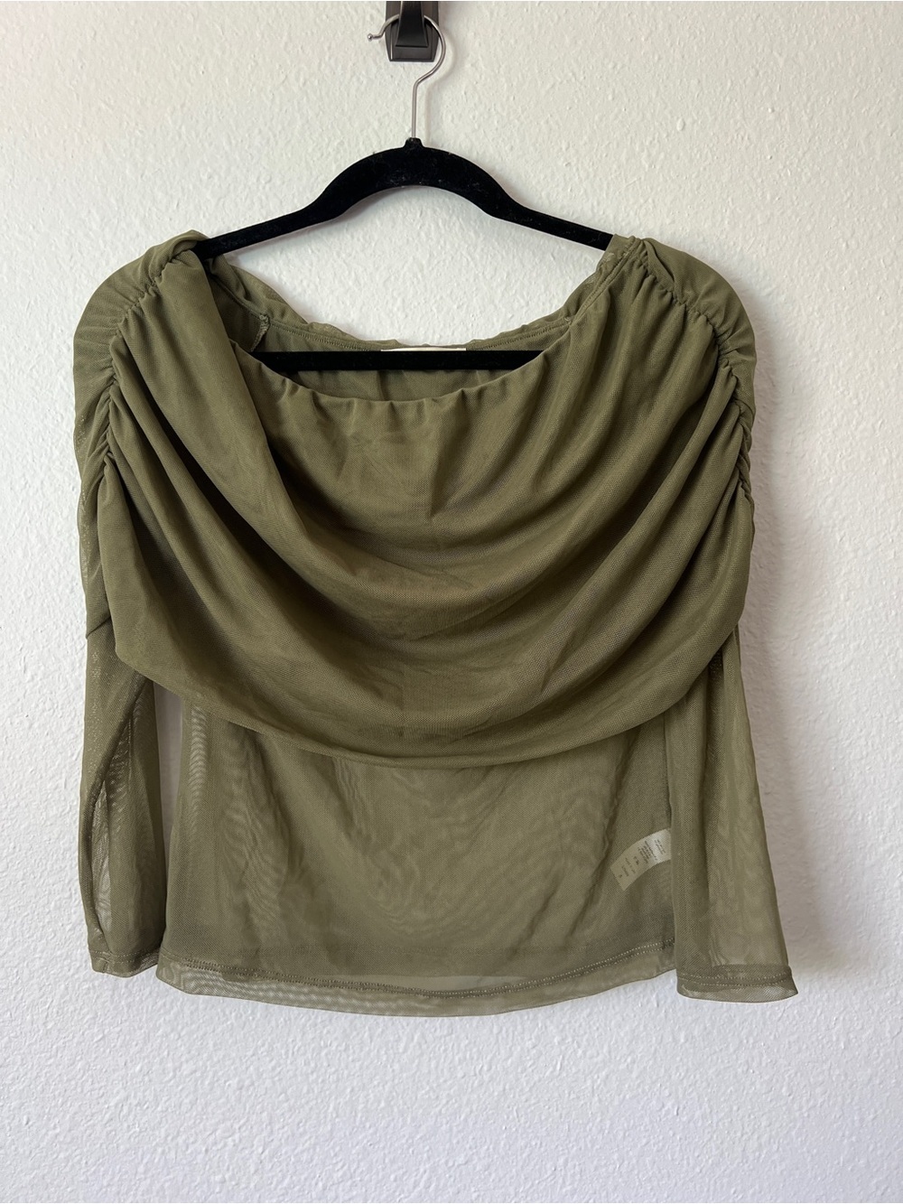 NLT Green Mesh Top